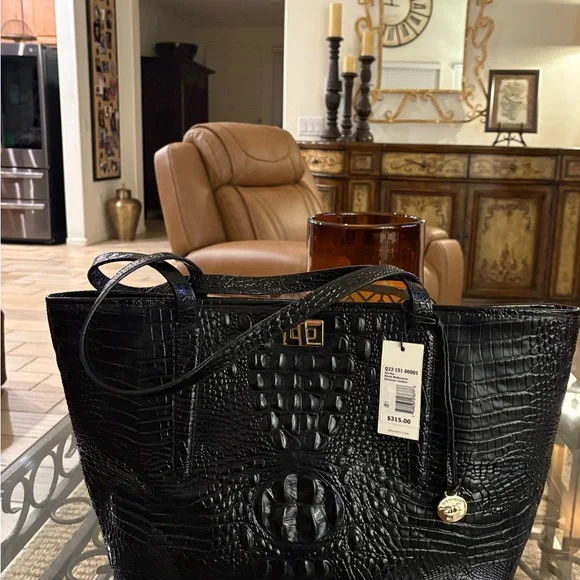 Brahmin Annika black tote, NWT - Picture 4 of 9
